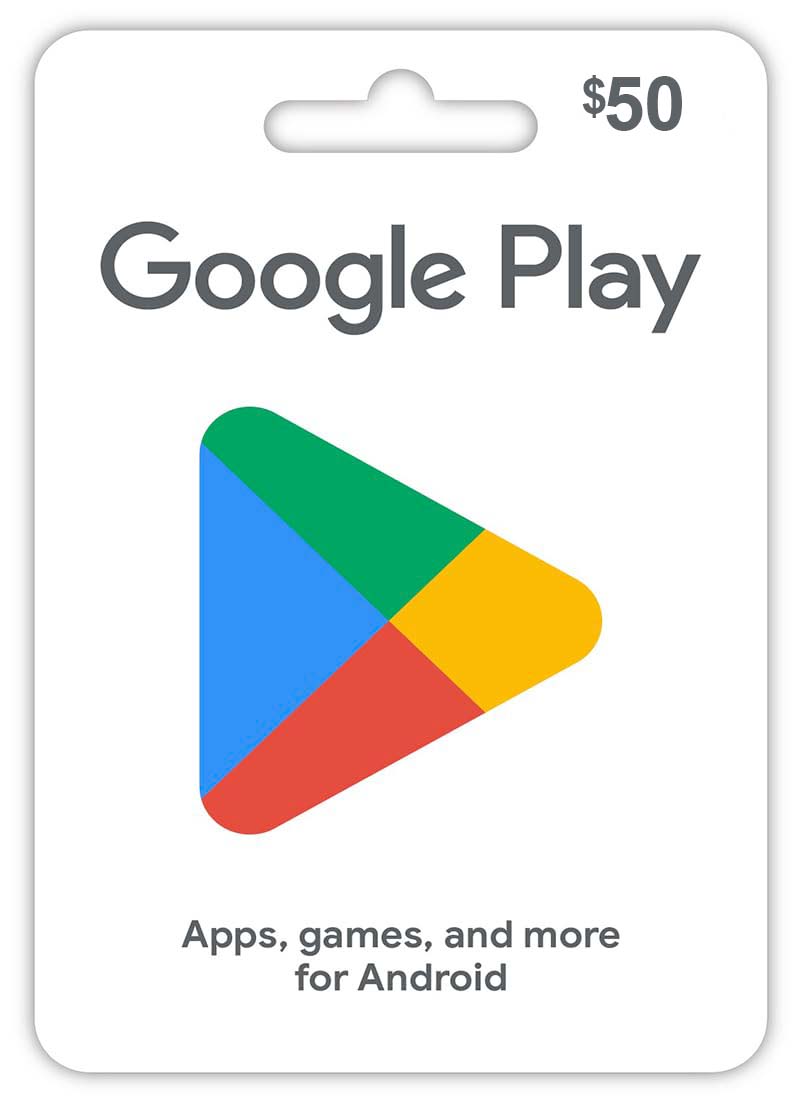 Google Play Gift Card $50 (US Only - Digital Code)