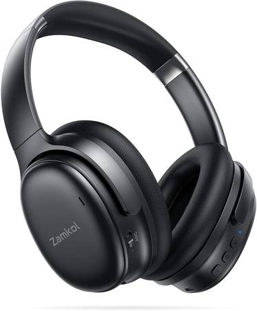 Zamkol ZH700 Bluetooth Noise Cancelling CVC 8.0 Headphones HD Mic NEW