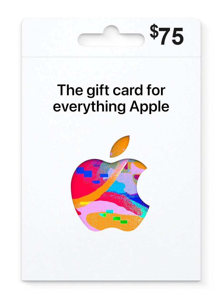 Apple Gift Card $75 ( US Only - Digital Code )