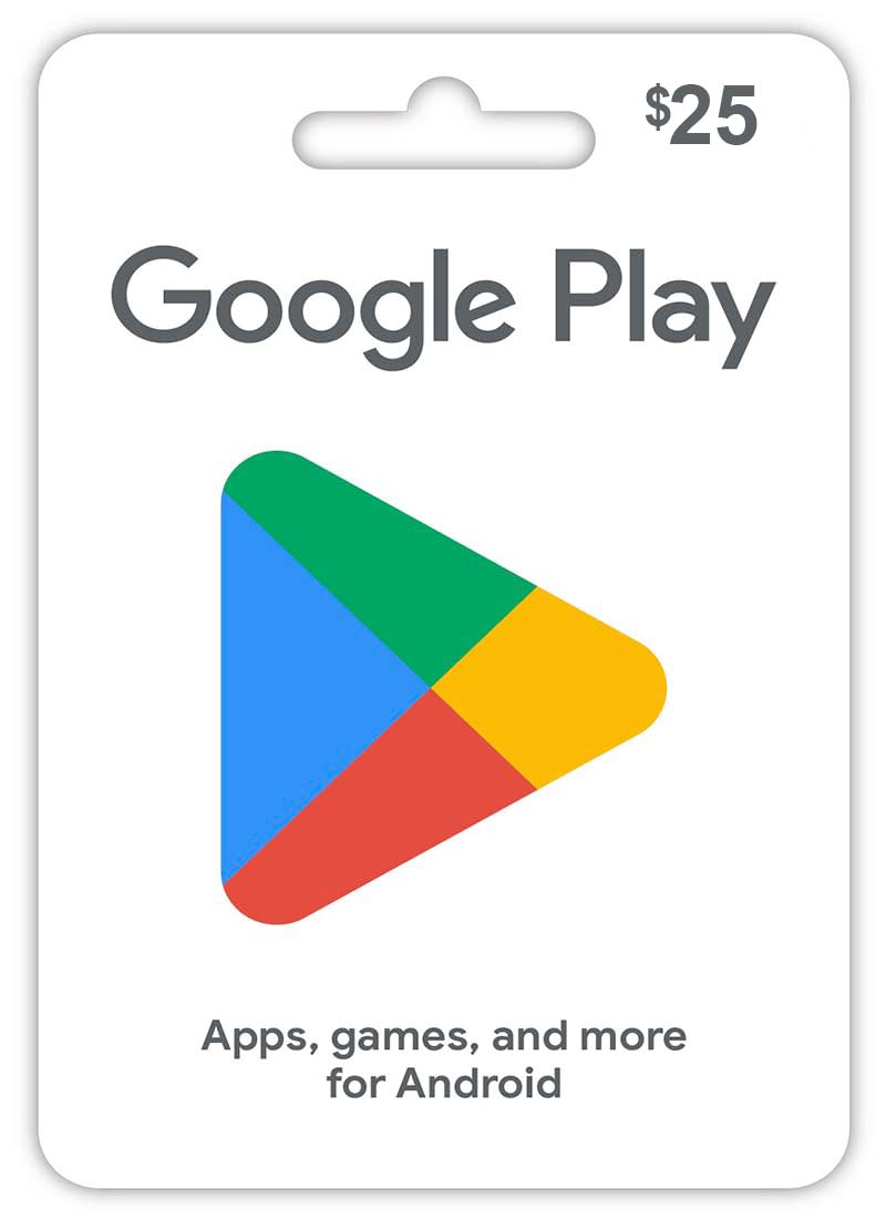 Google Play Gift Card $25 (US Only - Digital Code)