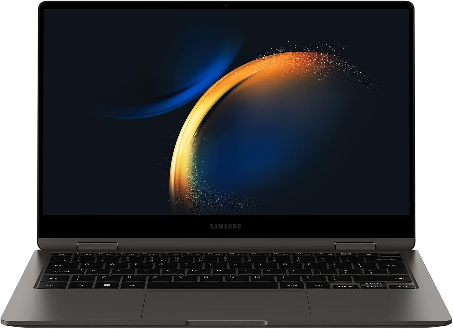 Samsung Galaxy Book3 360 | 13,3" Full-HD Display | Intel Core i7 | 16 GB RAM | 512 GB SSD | Intel HD Graphics 620 | Windows 11 | QWERTY Keyboard Layout | Graphite