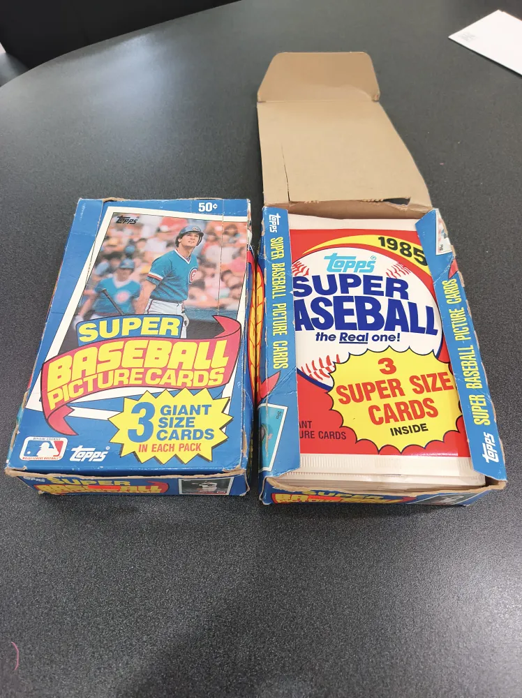 Topps 1985 Super baseball cards 24 packs 3 to a pack