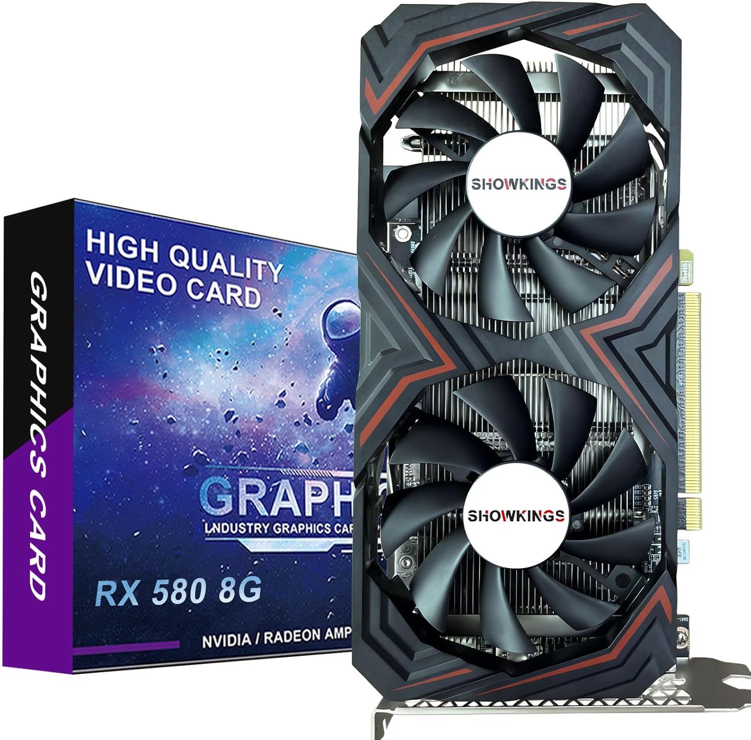 Radeon RX 580 8GB Graphics Card, 256Bit 2048SP GDDR5 AMD
