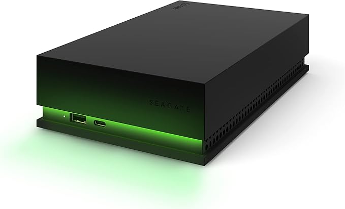 Seagate Game Drive Hub, 8TB, External Hard Drive Desktop, USB 3.2 Gen 1, Dual USB-C and USB-A ports, Xbox Certified, with RGB LED lighting, 2 year Rescue Services (STKW8000402) Click to open expanded view Seagate Game Drive Hub, 8TB, External Hard Drive D