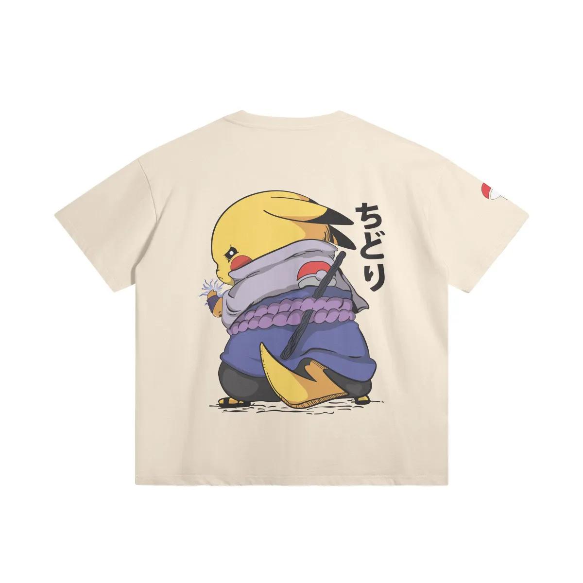 Pikachu Uchiha Oversized Tee