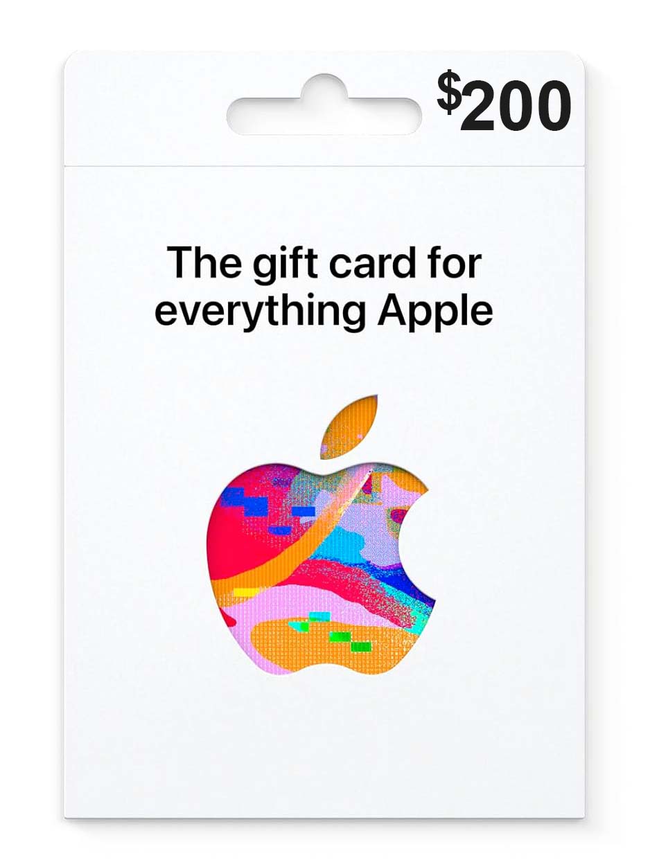 Apple Gift Card $200 ( US Only - Digital Code )