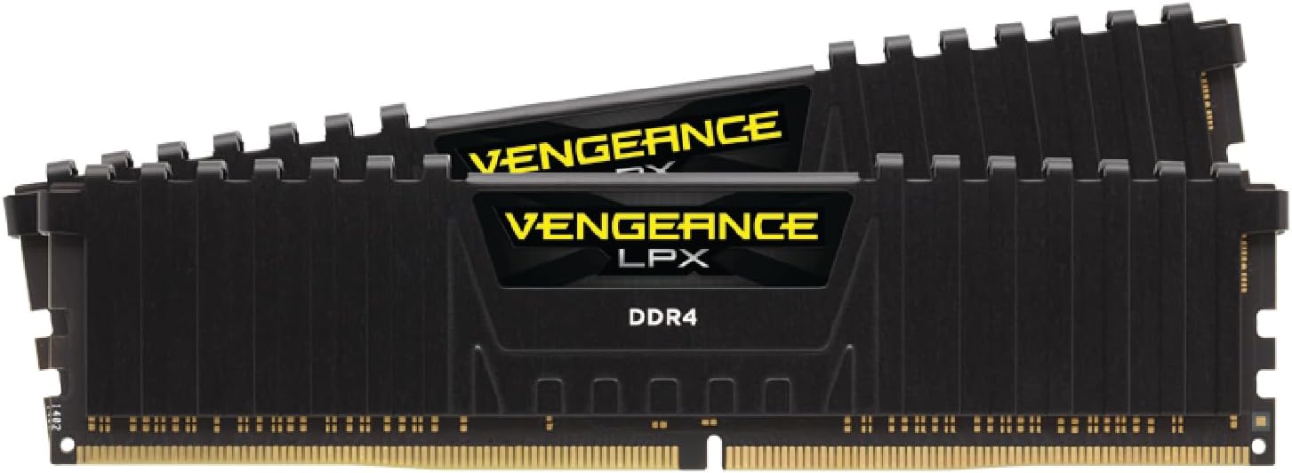 CORSAIR VENGEANCE LPX DDR4 RAM 32GB (2x16GB) 3200MHz Computer Memory - Black