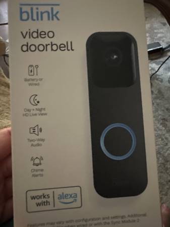 Blink doorbell good condition - $10 (Jonesville)