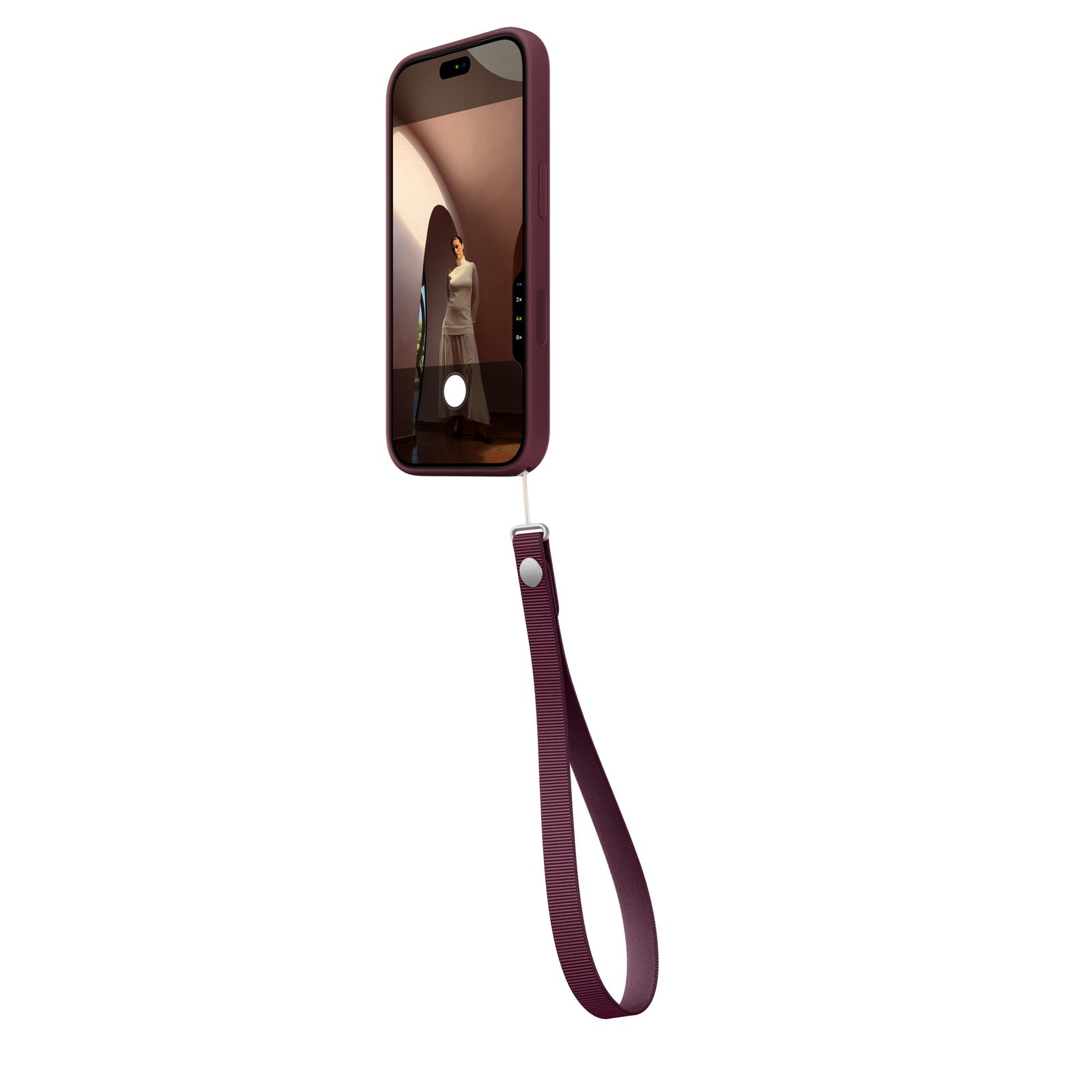 Apple Wrist Strap – Burgundy image 4