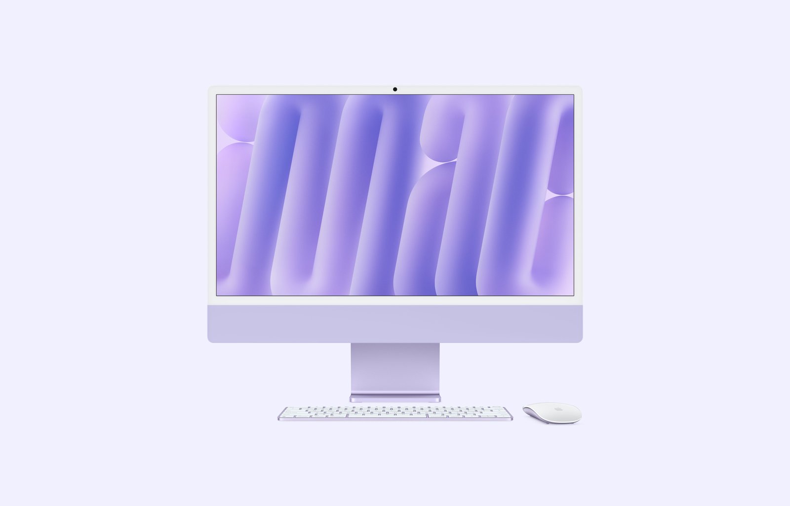 Apple iMac M4 8CPU/8GPU 16GB 256GB Purple — US Keyboard image 2