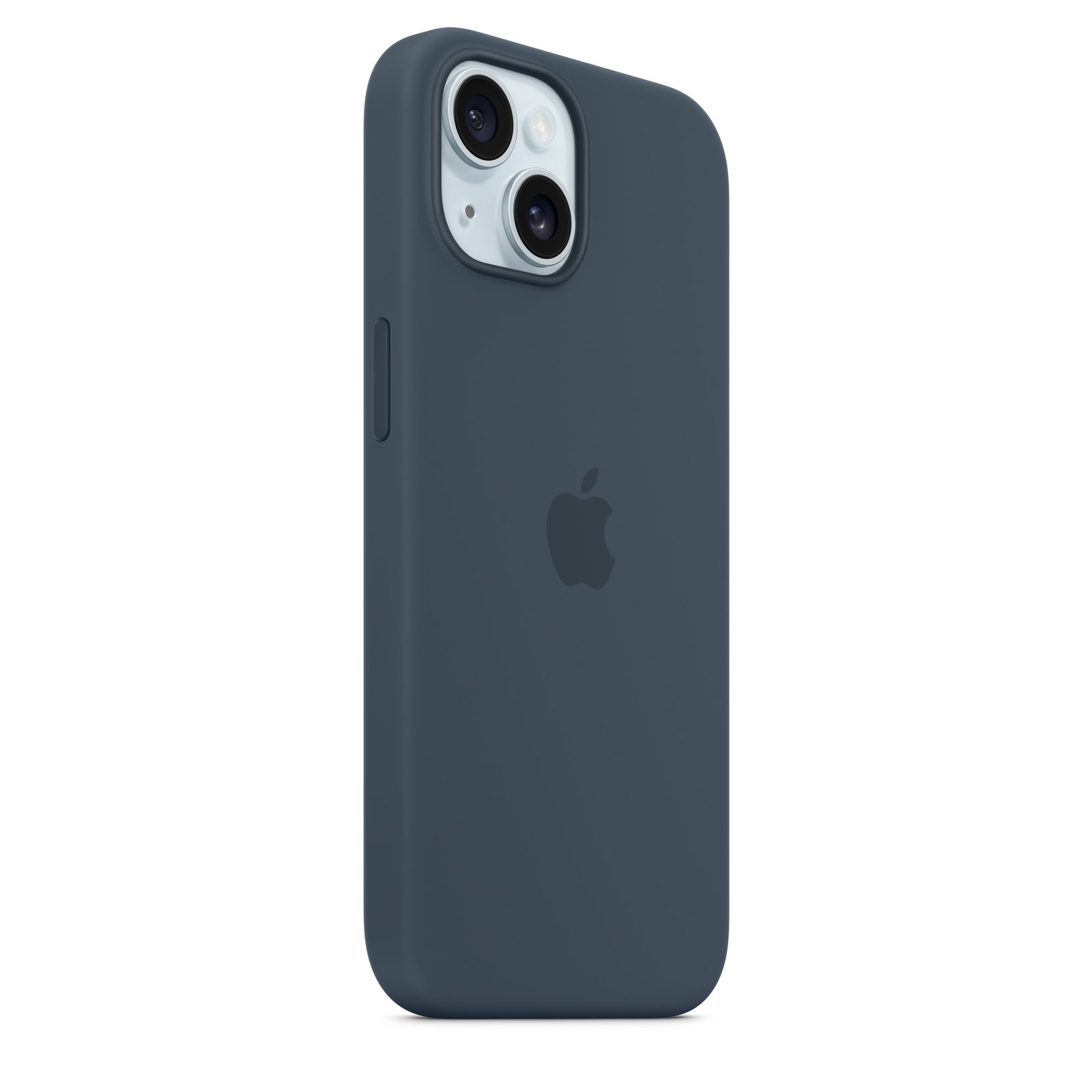 Apple iPhone 15 Silicone Case with MagSafe – Storm Blue image 6