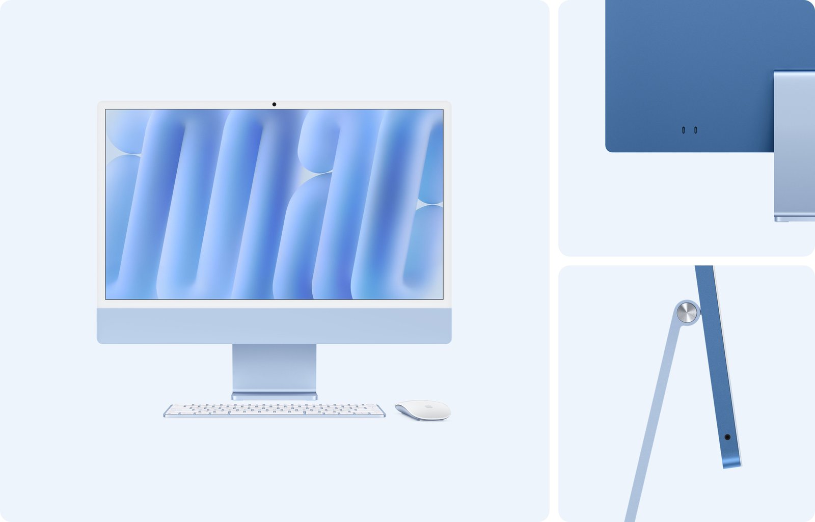 Apple iMac M4 10CPU/10GPU 16GB 256GB Blue — US Keyboard