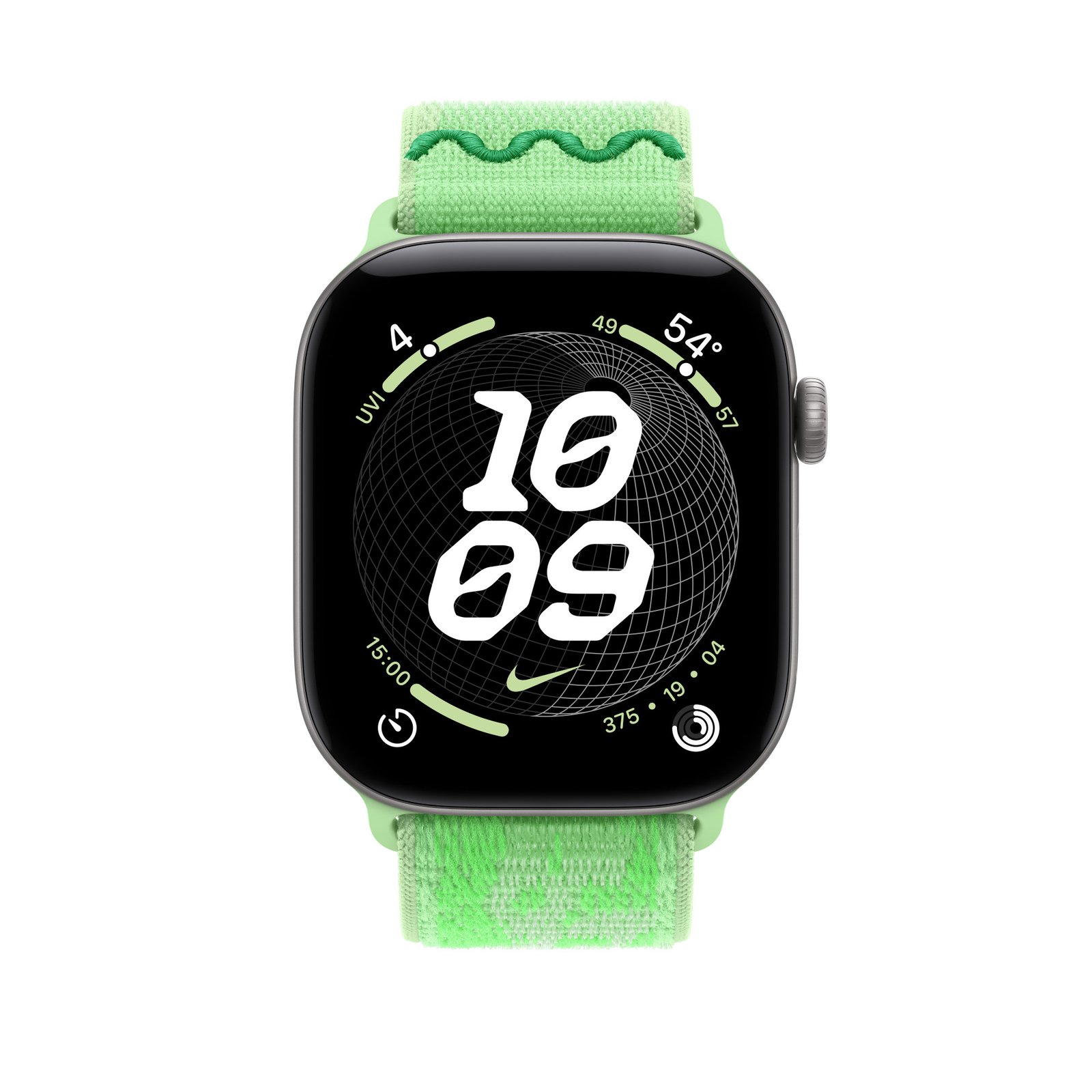 Apple 46mm Green Spark Nike Sport Loop image 3