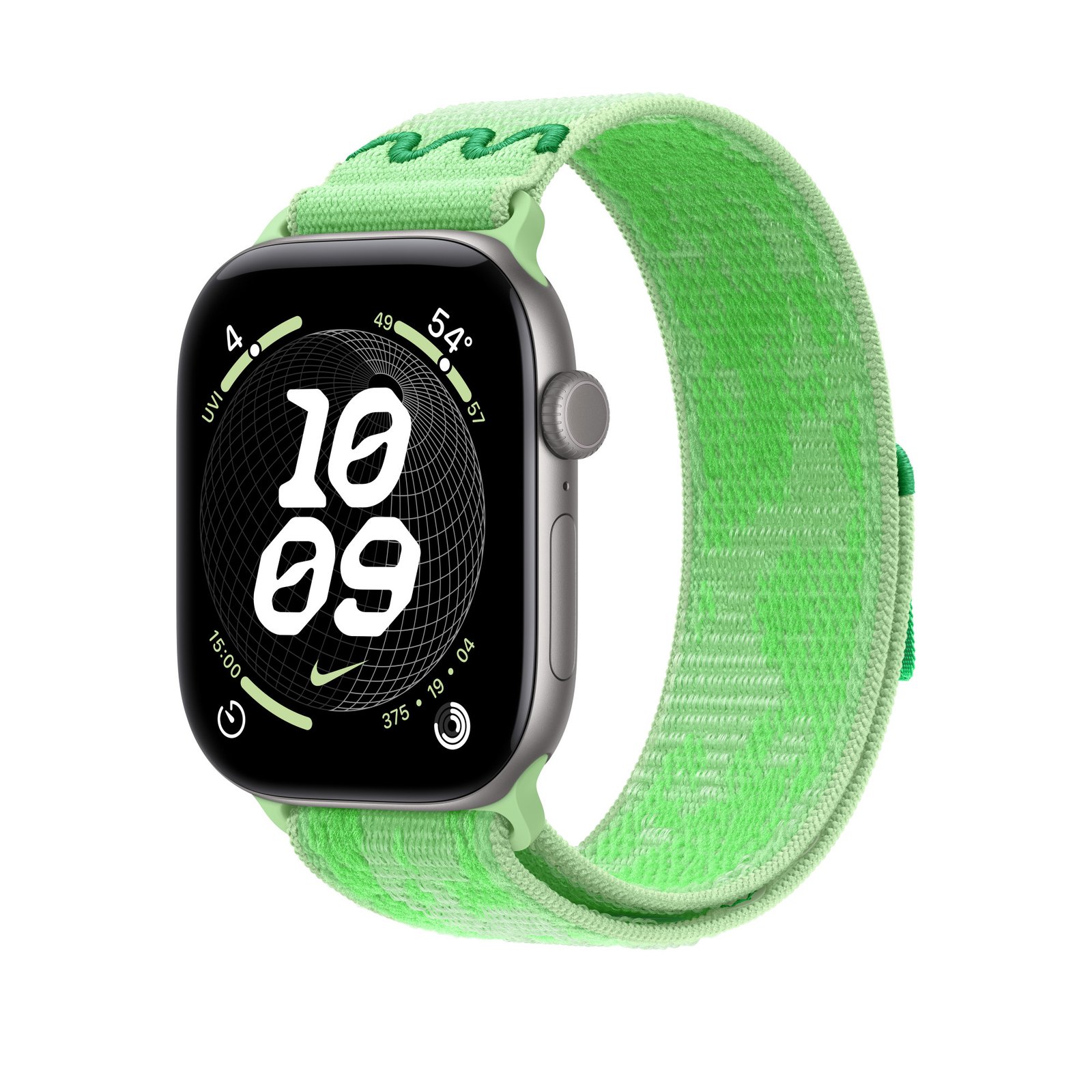 Apple 46mm Green Spark Nike Sport Loop image 2