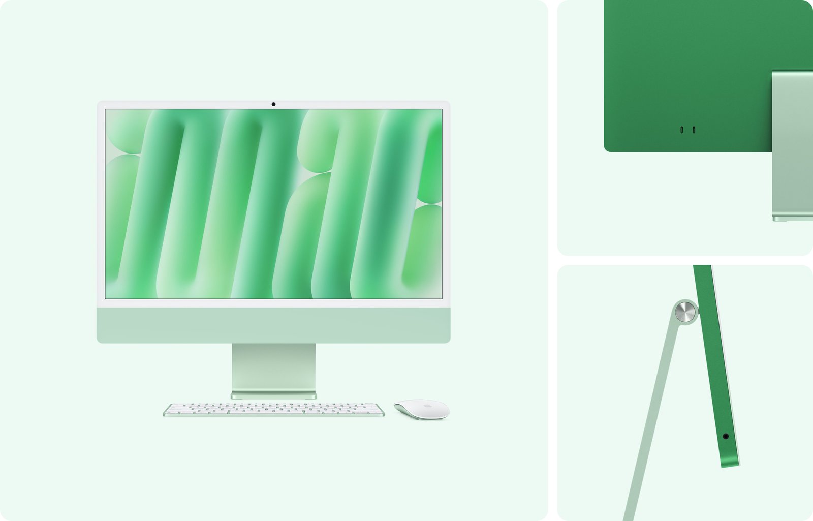 Apple iMac M4 10CPU/10GPU 16GB 256GB Green — US Keyboard