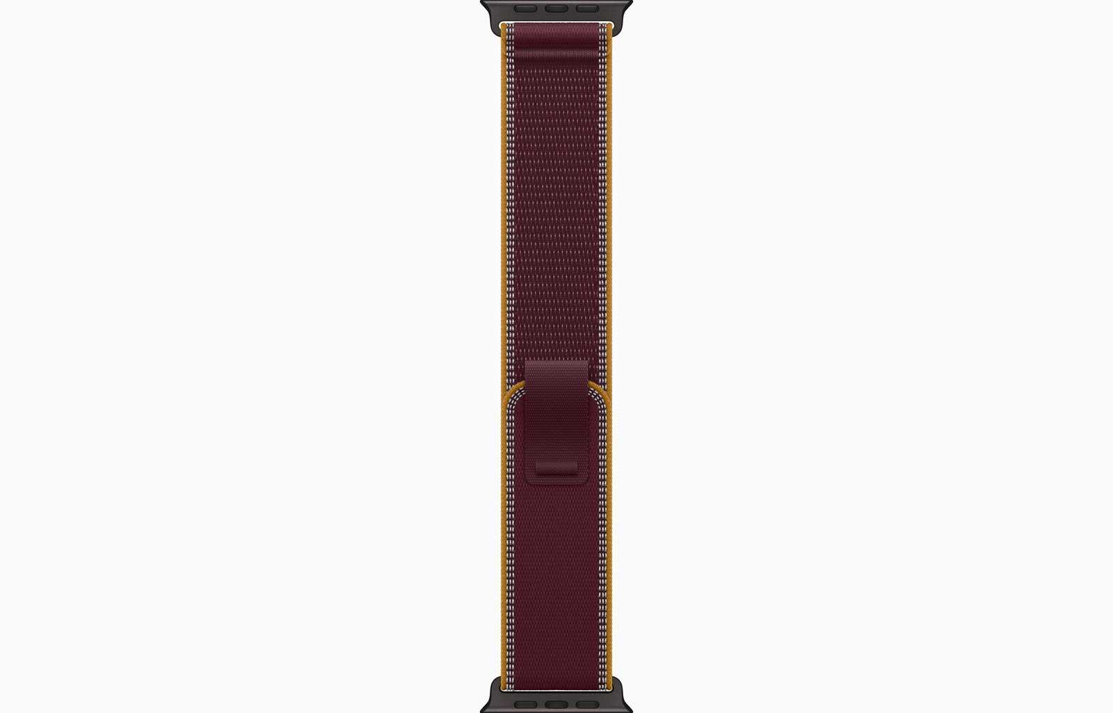 Apple 49mm Burgundy Trail Loop - M/L - Black Titanium Finish