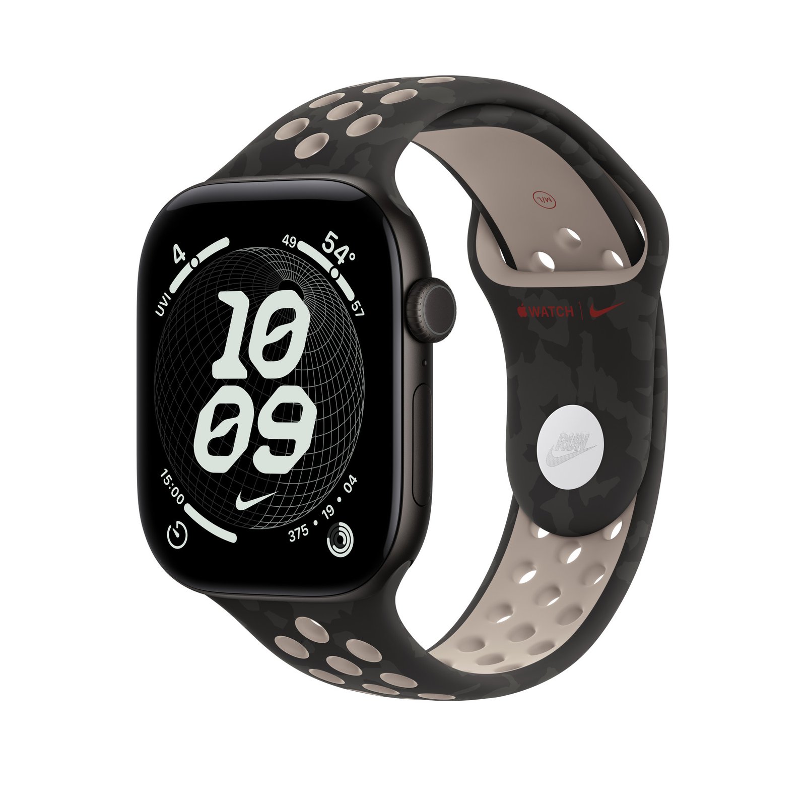 Apple 46mm After Dark Black Nike Sport Band - S/M image 2
