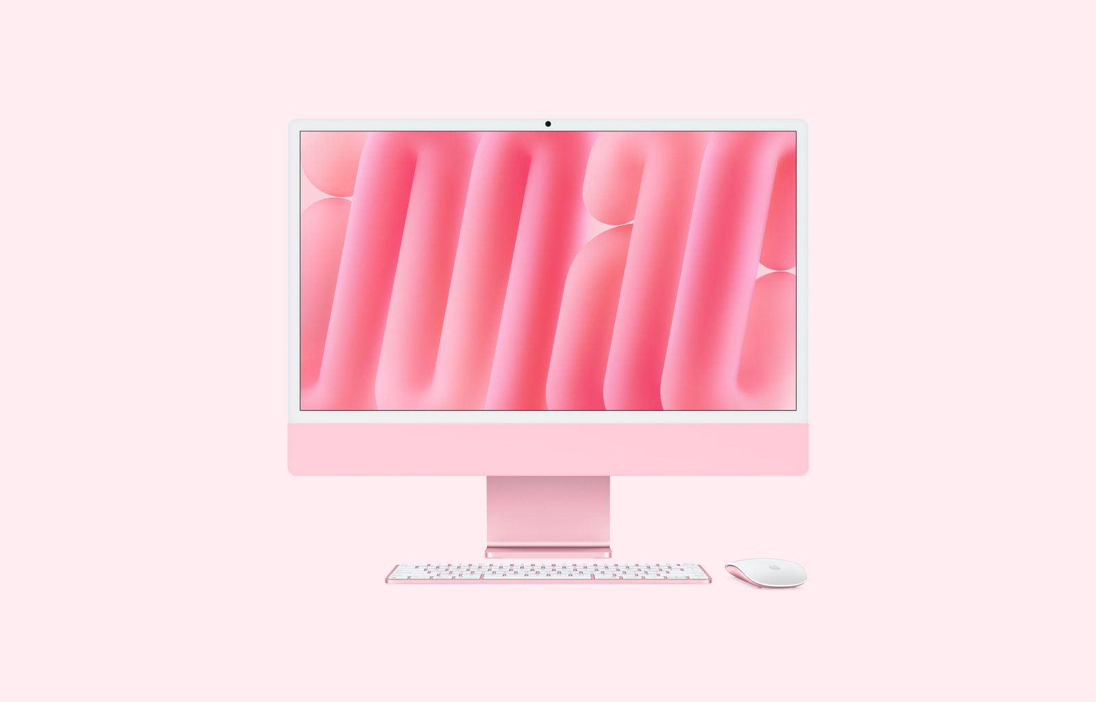 Apple iMac M4 8CPU/8GPU 16GB 256GB Pink — US Keyboard image 2
