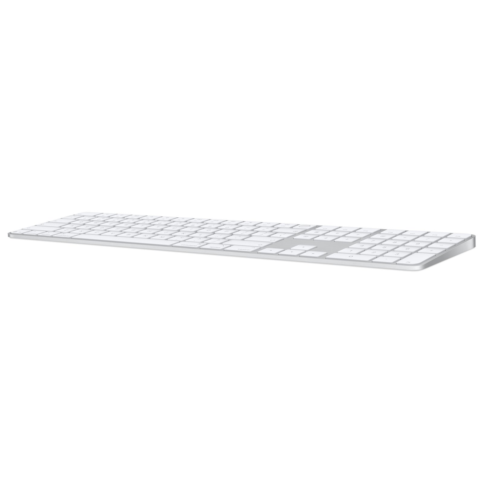 Apple Magic Keyboard with Touch ID and Numeric Keypad for Mac models with Apple silicon (USB–C) - US English - White Keys image 4