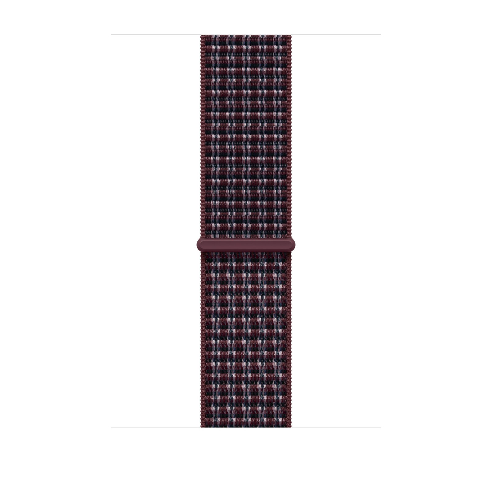 Apple 46mm Burgundy Plaid Sport Loop