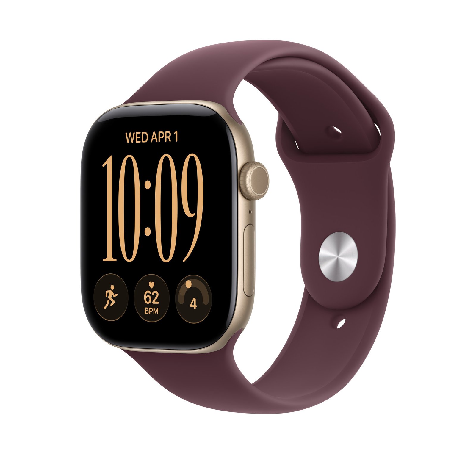 Apple 46mm Burgundy Sport Band - S/M image 2