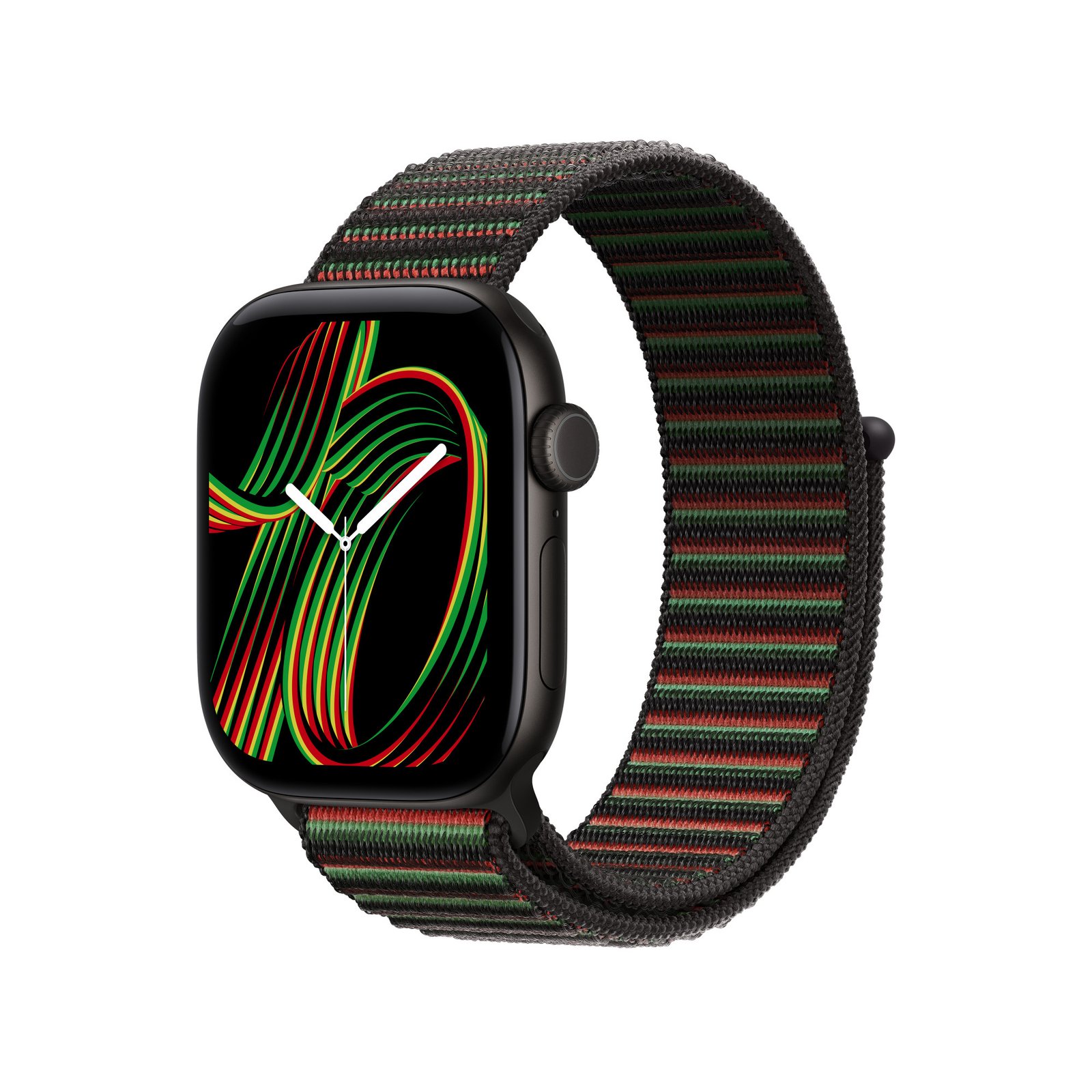 Apple 42mm Black Unity Sport Loop - Unity Rhythm image 2