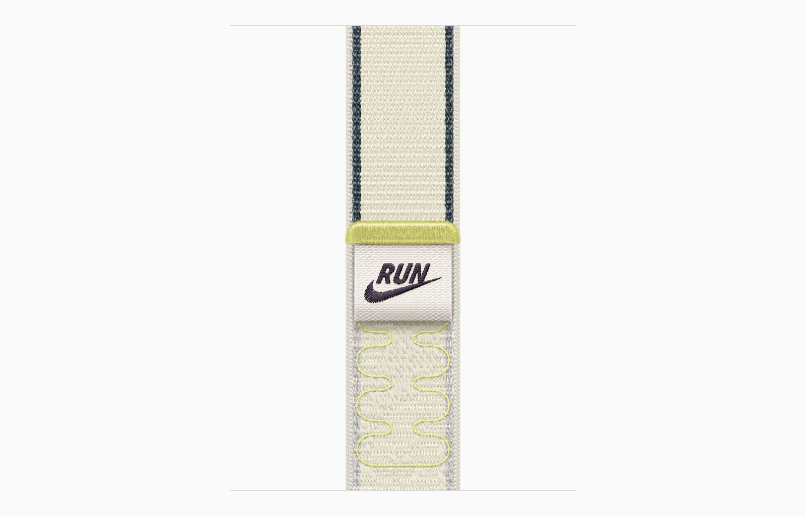 Apple Watch Series 12 GPS + Cellular, 42mm Natural Titanium Case with Chalk Calm Nike Sport Loop image 3