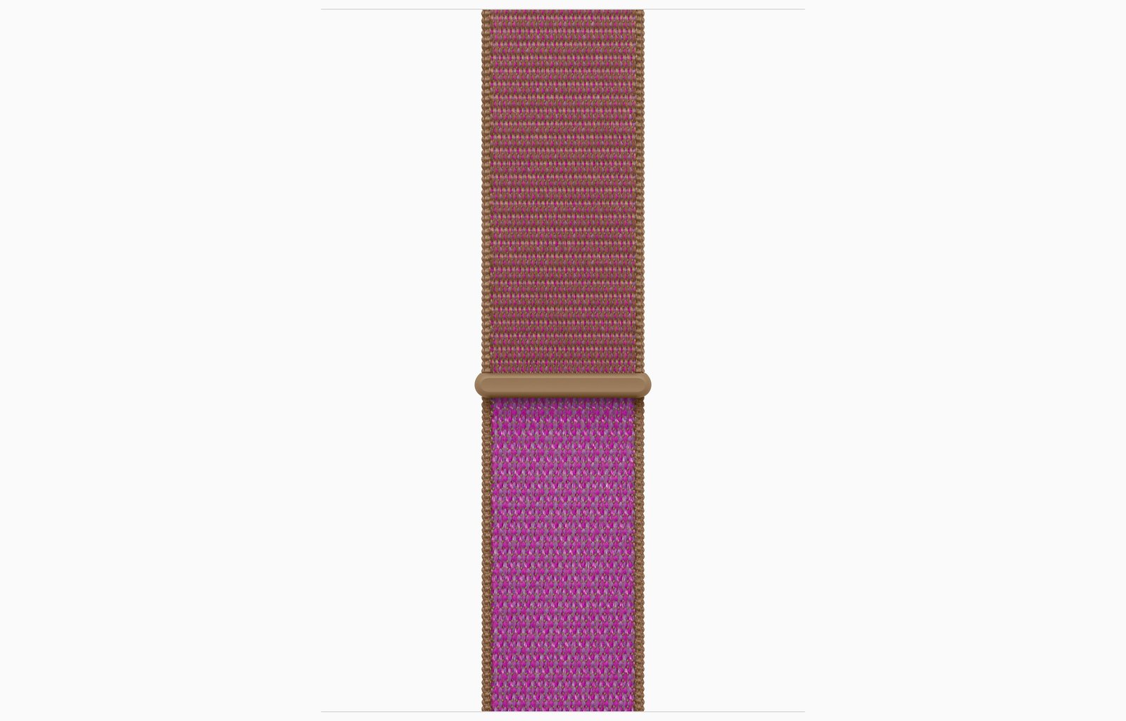 Apple Watch SE 3 GPS, 44mm Starlight Aluminum Case with Magenta Sport Loop image 3