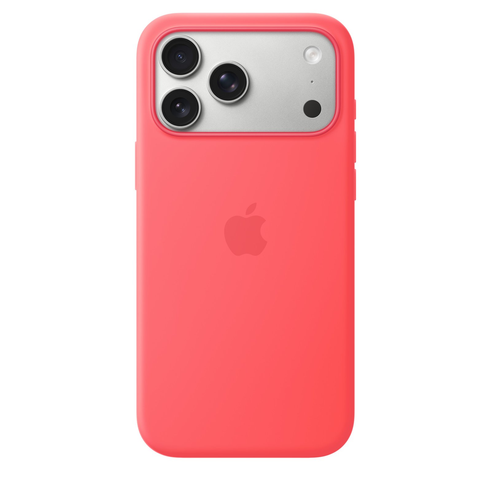 Apple iPhone 17 Pro Max Silicone Case with MagSafe – Bright Guava