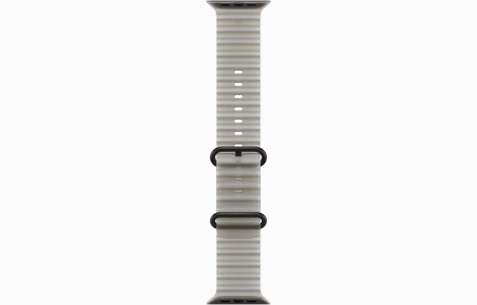 Apple Watch Ultra 4 GPS + Cellular, 49mm Black Titanium Case with Translucent Gray Ocean Band image 3