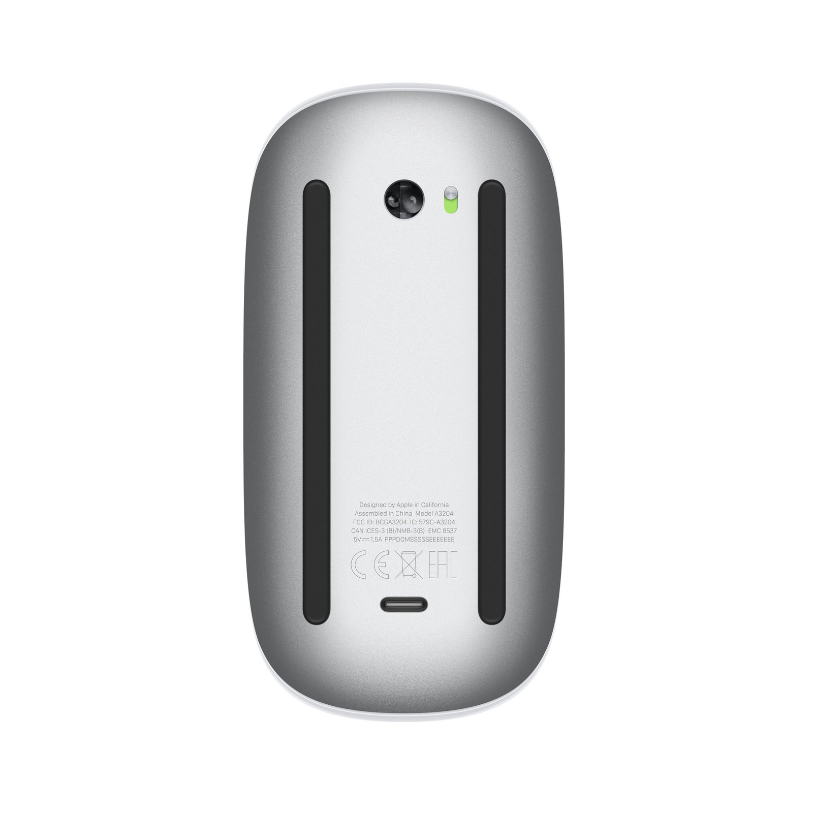Apple Magic Mouse (USB‑C) - White Multi-Touch Surface image 3