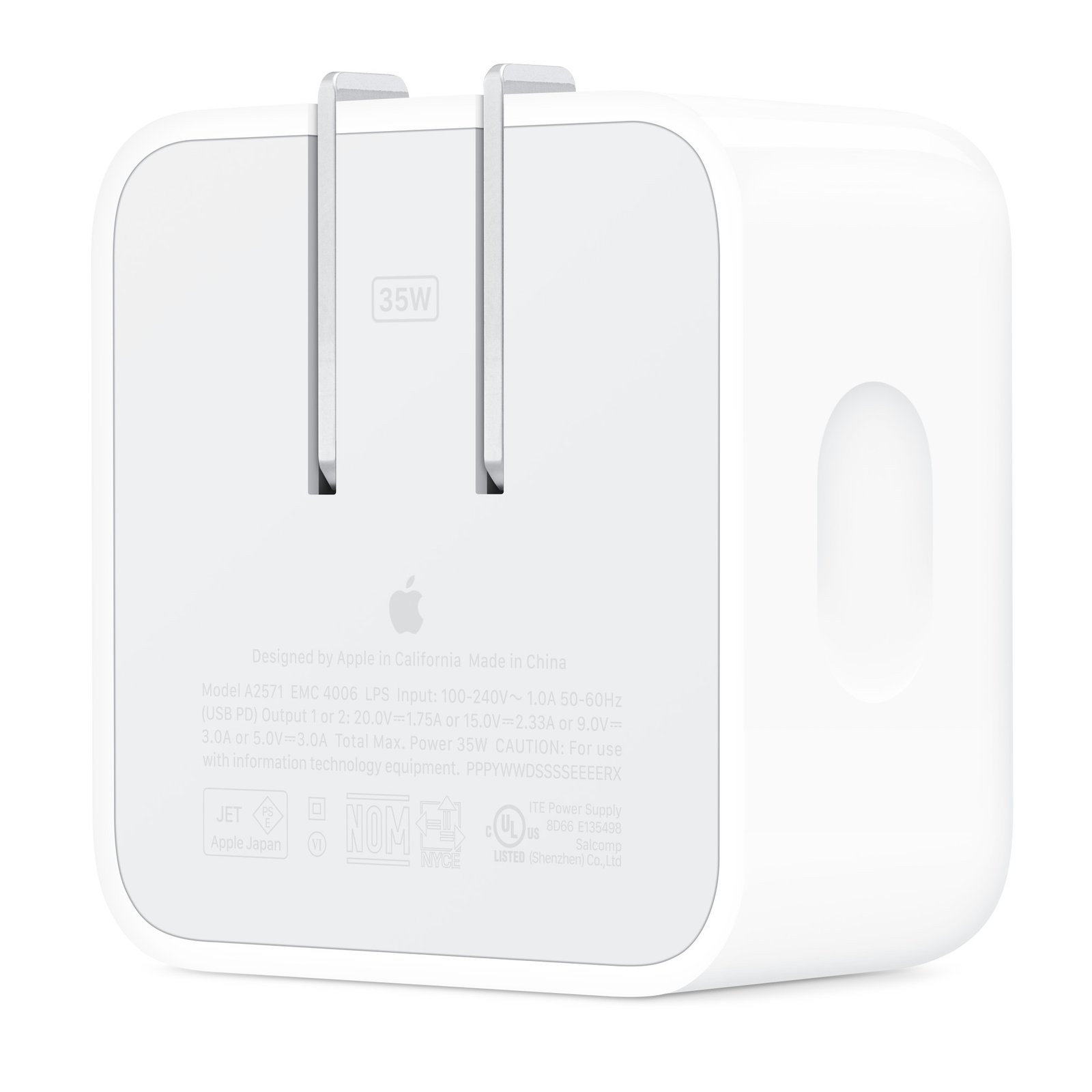 Apple 35W Dual USB-C Port Compact Power Adapter image 4