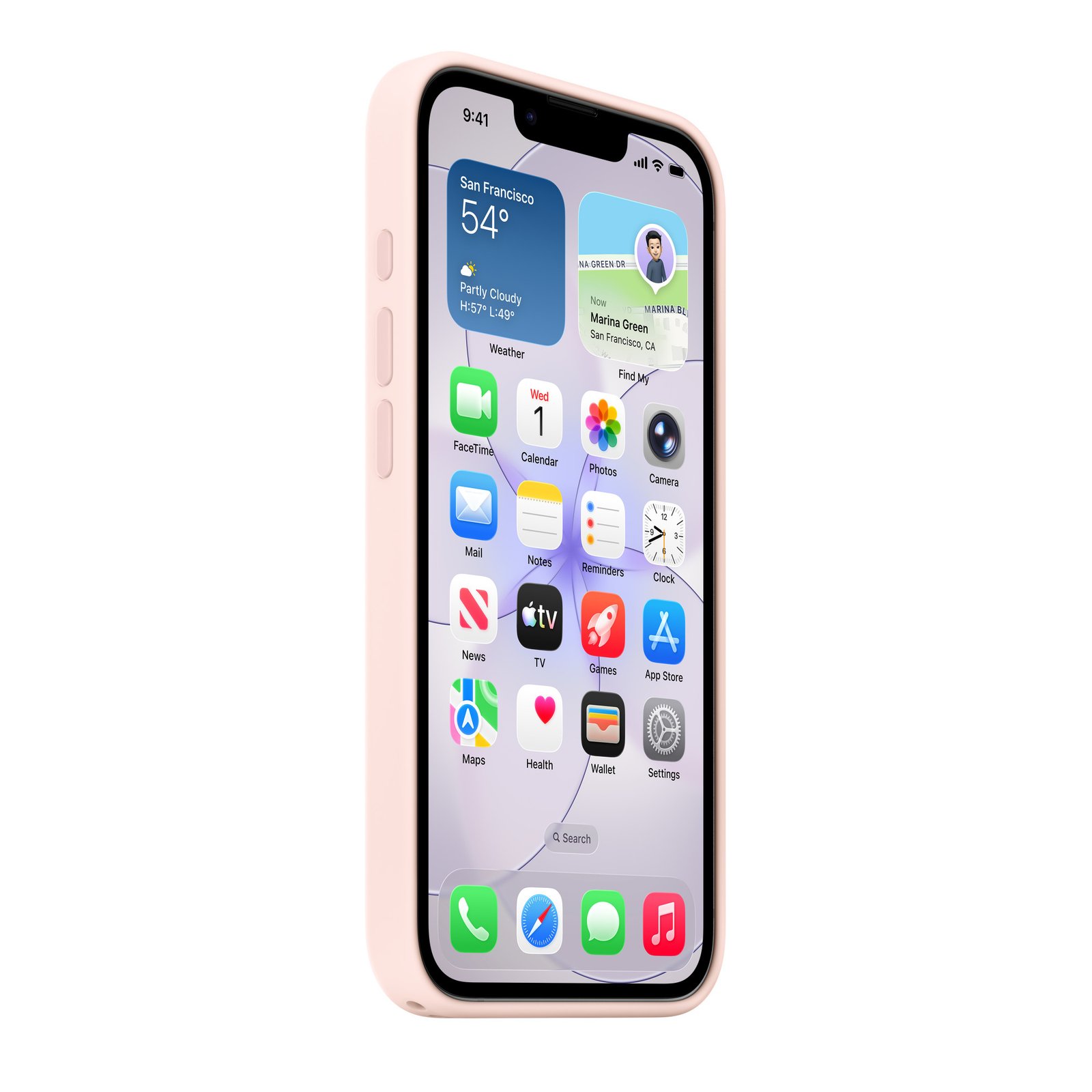 Apple iPhone 17e Silicone Case with MagSafe – Soft Pink image 4