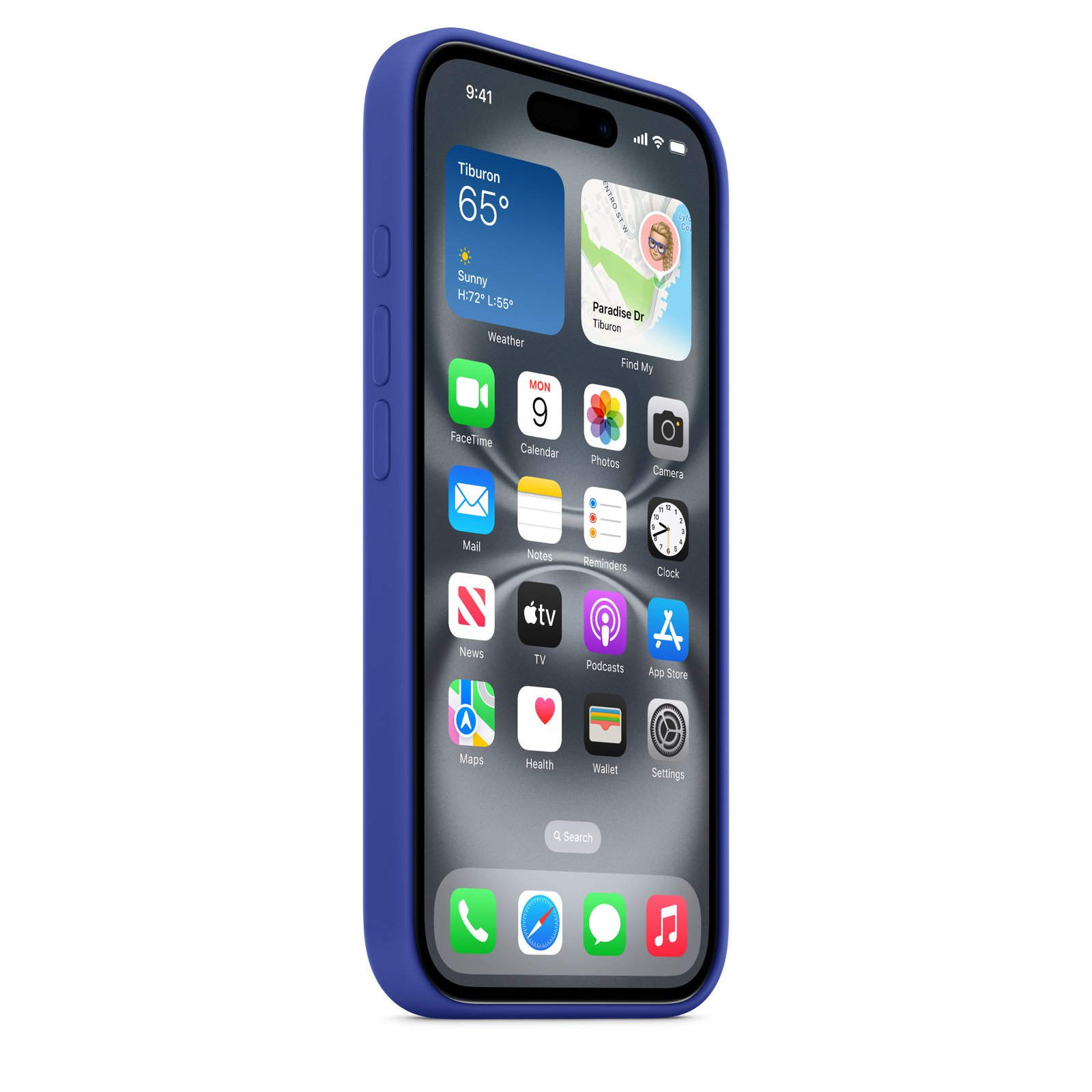 Apple iPhone 16 Silicone Case with MagSafe – Ultramarine image 6
