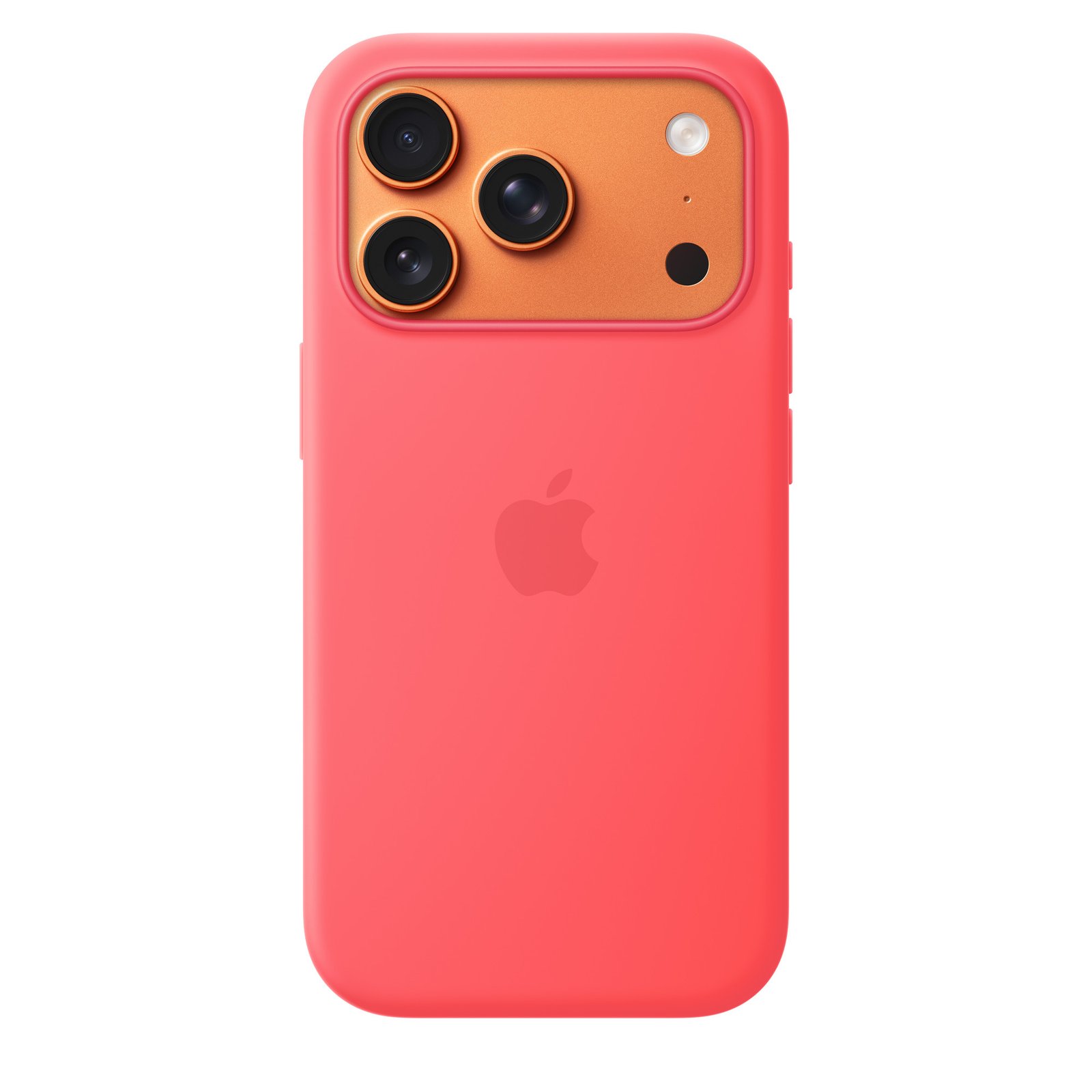 Apple iPhone 17 Pro Silicone Case with MagSafe – Bright Guava image 2