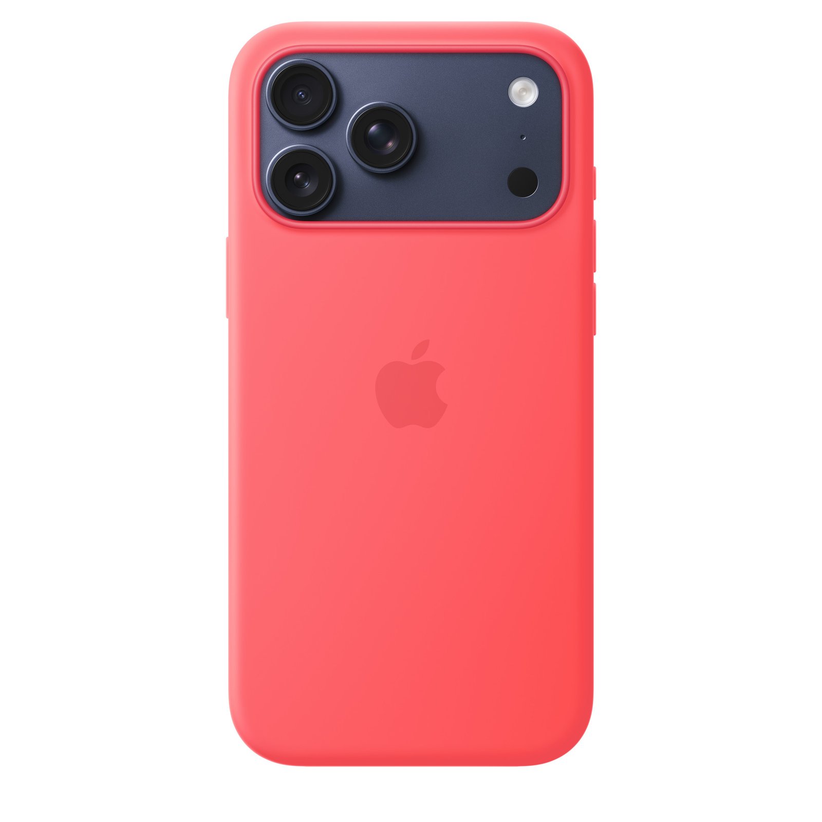 Apple iPhone 17 Pro Max Silicone Case with MagSafe – Bright Guava image 3