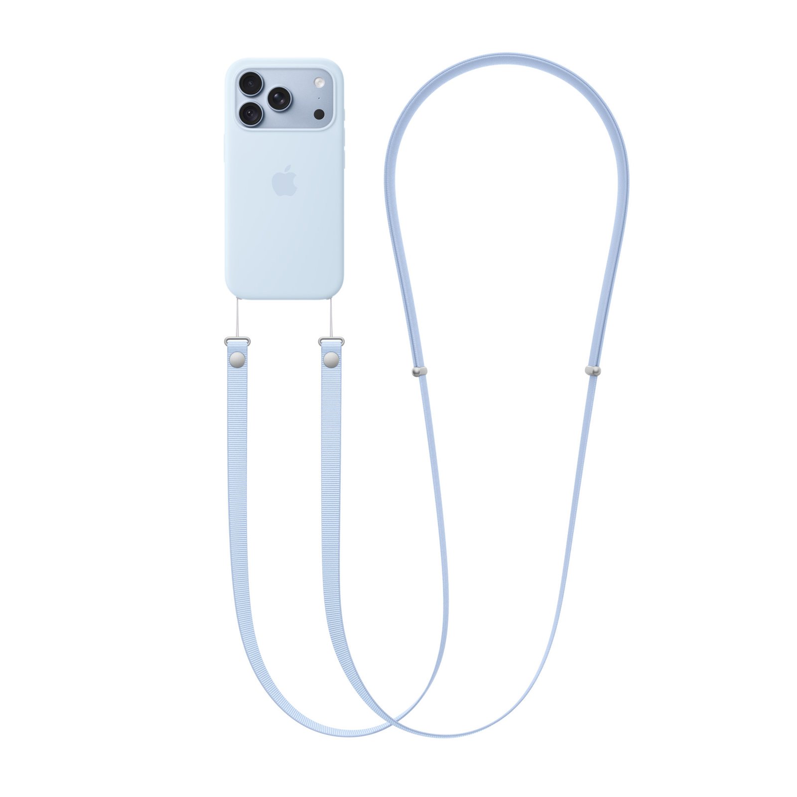 Apple Crossbody Strap – Crisp Blue image 2