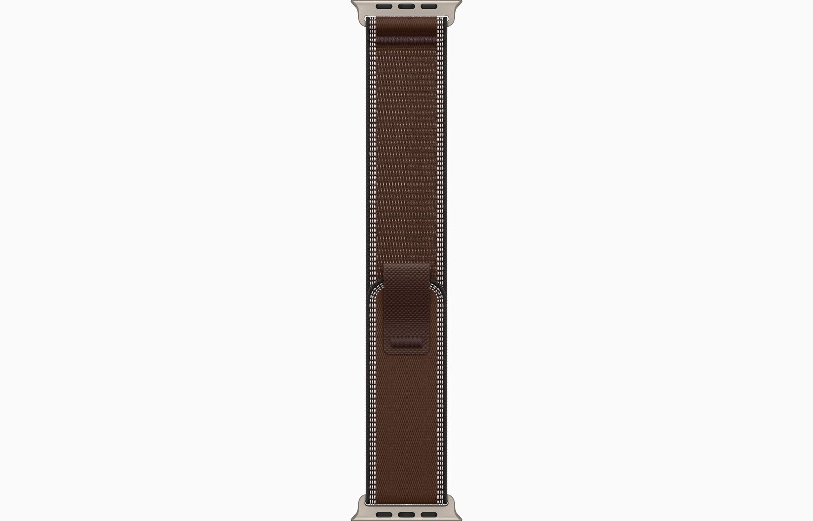 Apple Watch Ultra 4 GPS + Cellular, 49mm Natural Titanium Case with Dark Umber Trail Loop — S/M image 3