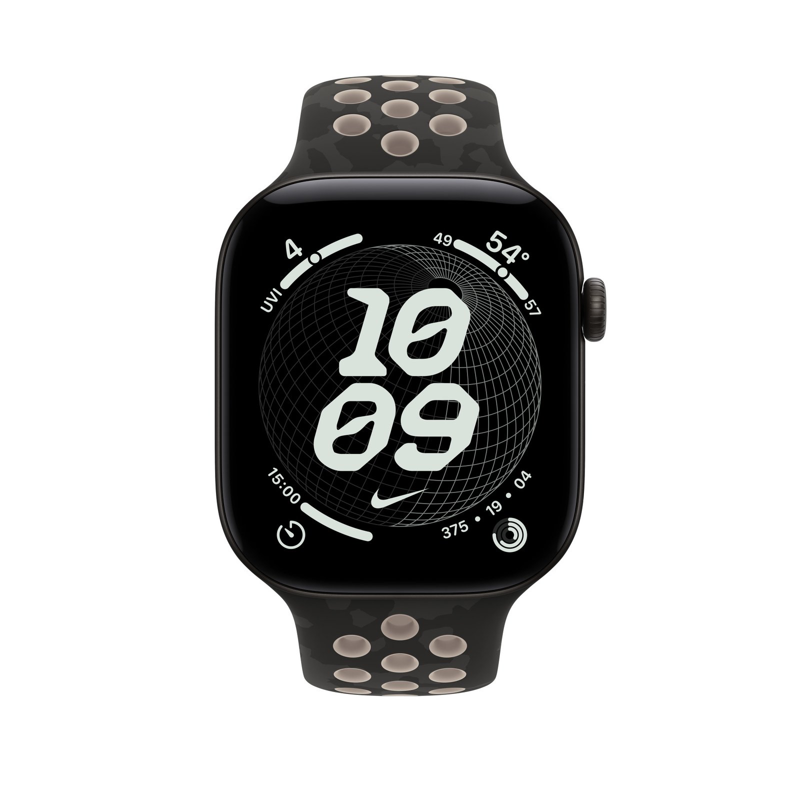 Apple 46mm After Dark Black Nike Sport Band - S/M image 3