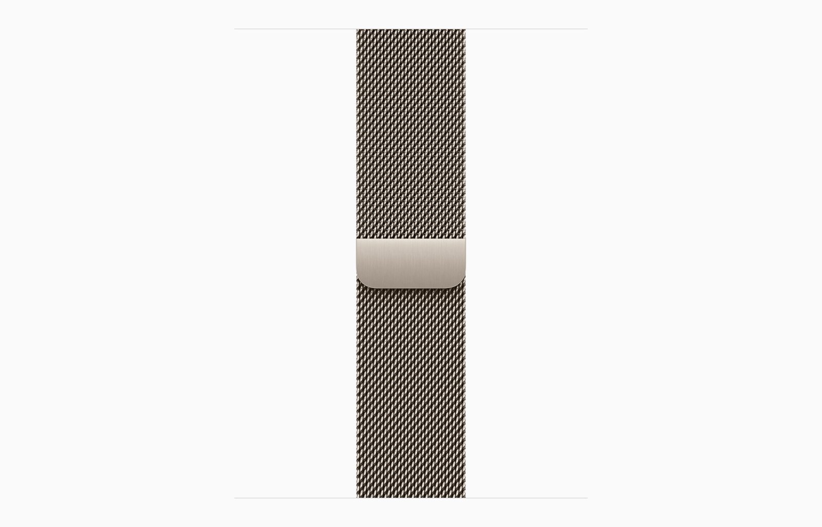 Apple Watch SE 3 GPS, 40mm Starlight Aluminum Case with Natural Milanese Loop image 3