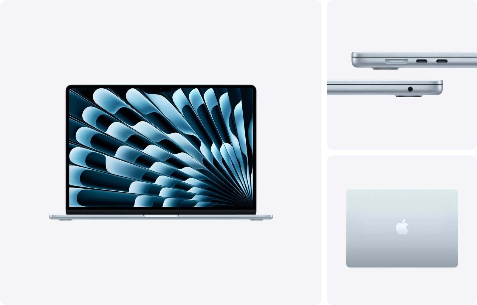 Apple MacBook Air 15-inch M5 10CPU/10GPU 16GB 512GB Sky Blue — US Keyboard