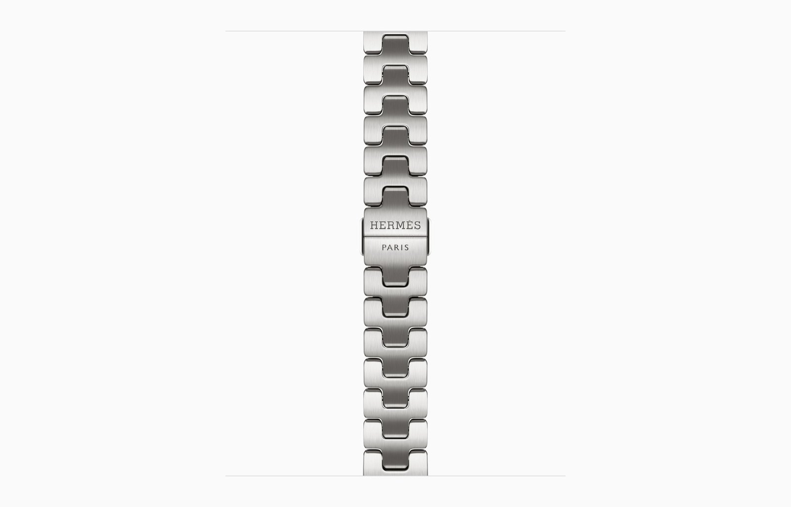 Apple Watch Hermès Series 12 GPS + Cellular, 42mm Silver Titanium Case with Satiné Grand H Fin — Small image 3