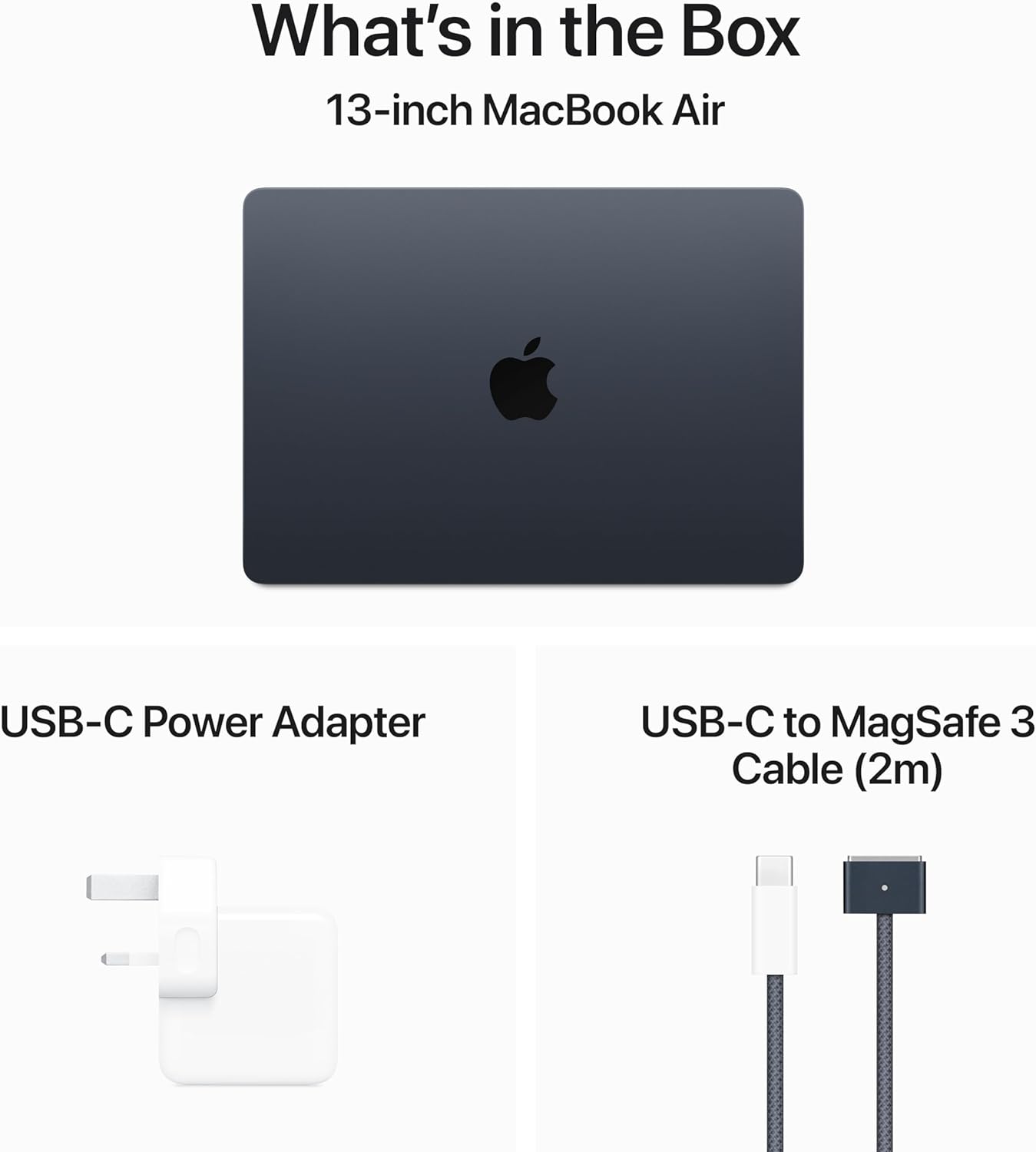 Additional image of MacBook Air 13-inch with M3 16GB Unified Memory, 256GB SSD , Midnight