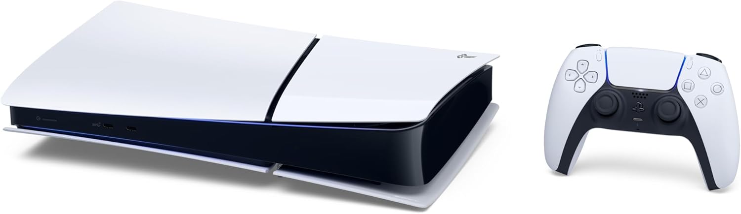 Additional image of PlayStation 5 Slim Console Digital Edition - White