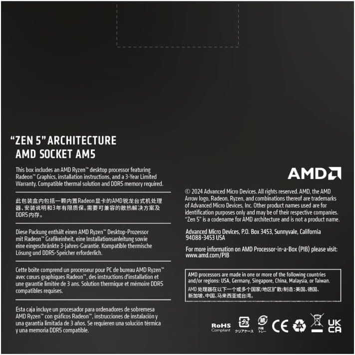 Additional image of AMD Ryzen™ 9 9950X 16-Core, 32-Thread Unlocked Desktop Processor