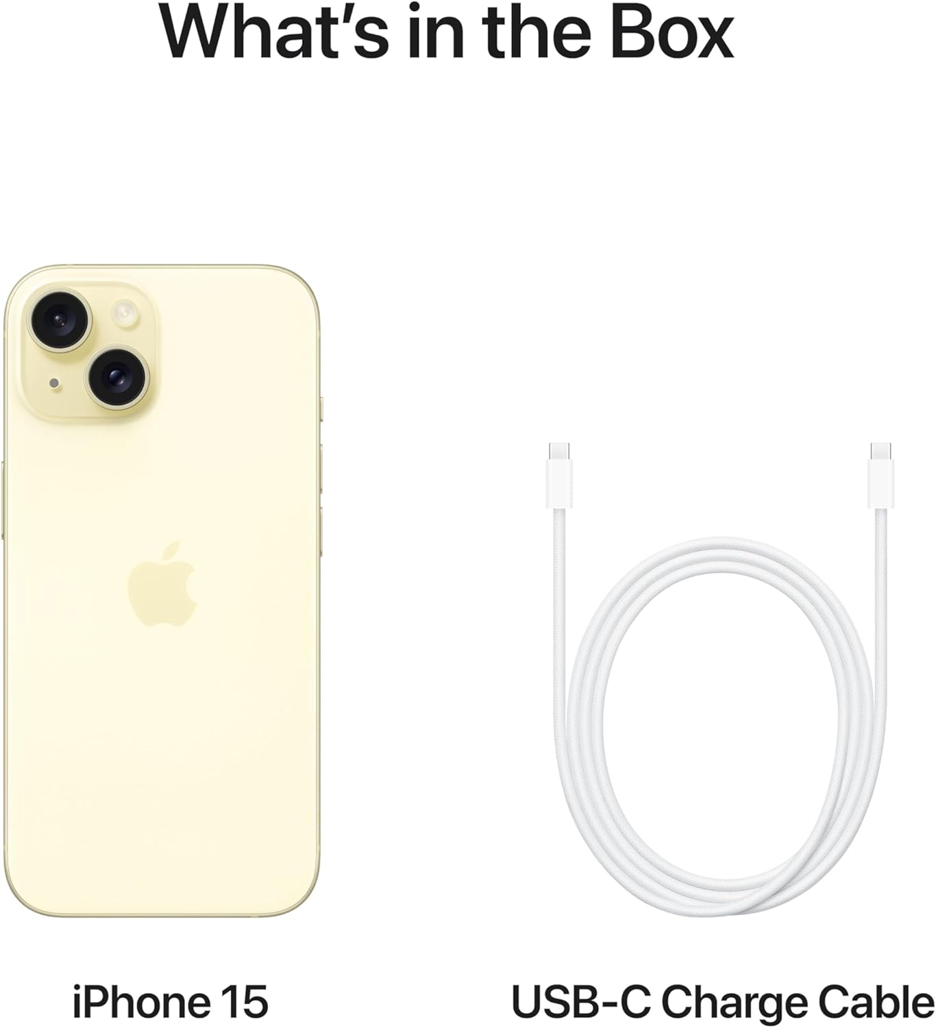 Additional image of iPhone 15 Yellow 128GB