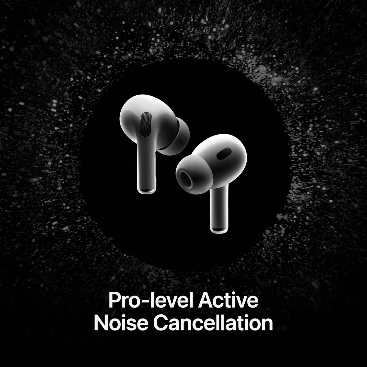 Additional image of AirPods Pro 2 Wireless Earbuds, Bluetooth Headphones, Active Noise Cancellation, Transparency, Personalised Spatial Audio, High Fidelity Sound, H2 Chip, USB C Charging