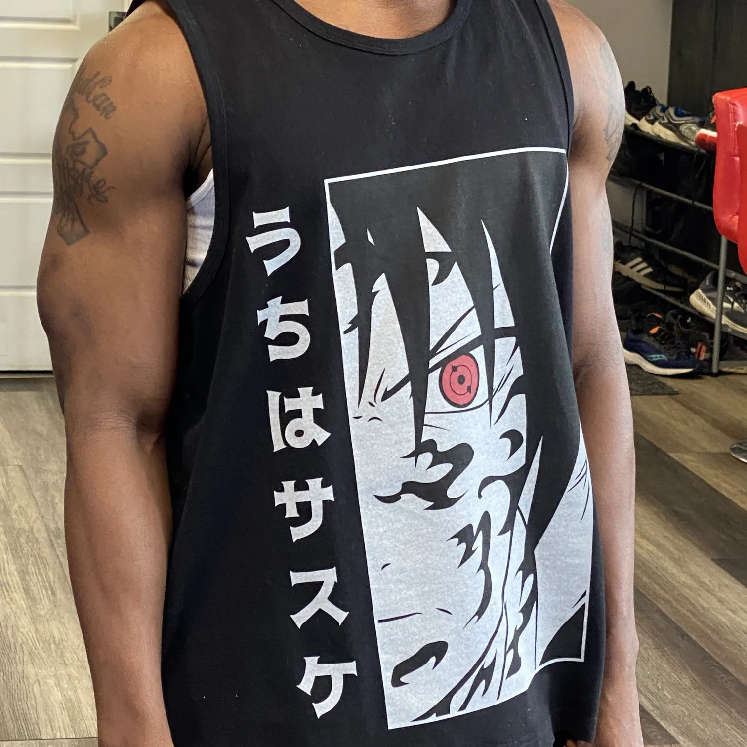 Cursed Sasuke Tank Top image 2