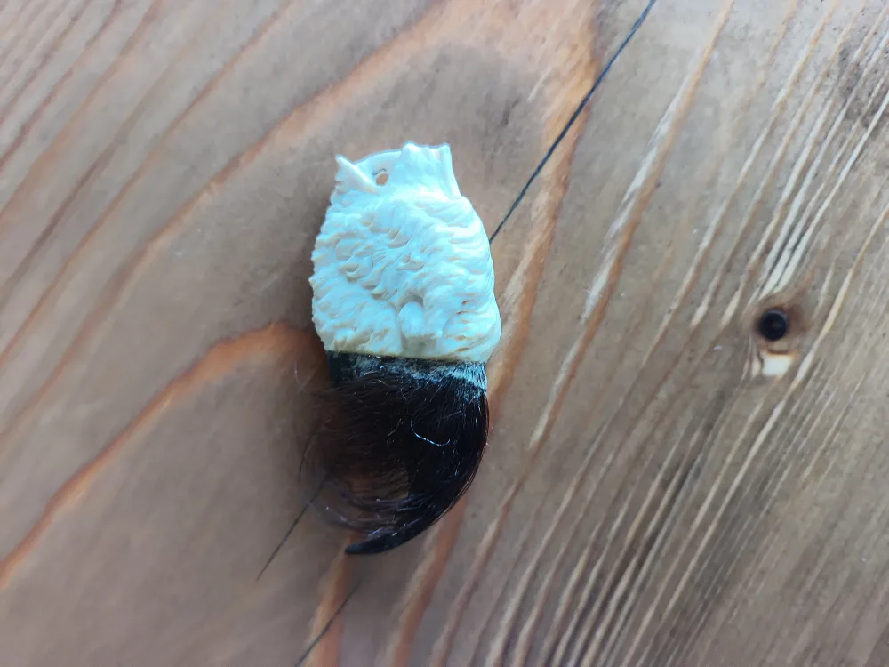 Authentic Mammoth Ivory & Bear Claw Amulet - Yakutia - COA Included image 4