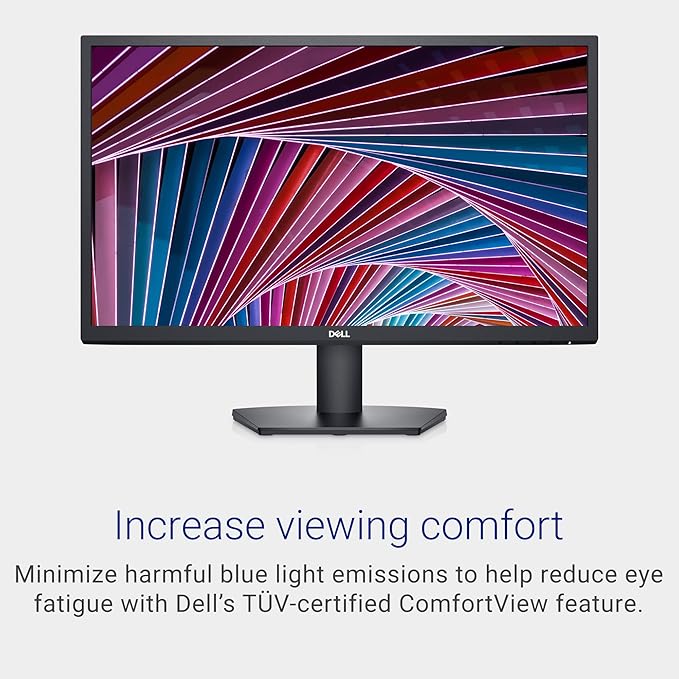 Additional image of Dell SE2422HX 24 Inch Full HD (1920x1080) Monitor, 75Hz, VA, 5ms, AMD FreeSync, HDMI, VGA, 3 Year Warranty, Black